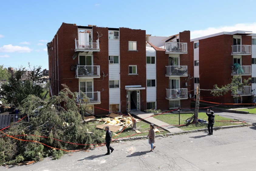 El primer ministro de Canadá, Justin Trudeau, pidió a las personas afectadas por el tornado que se mantengan a salvo. FOTO REUTERS