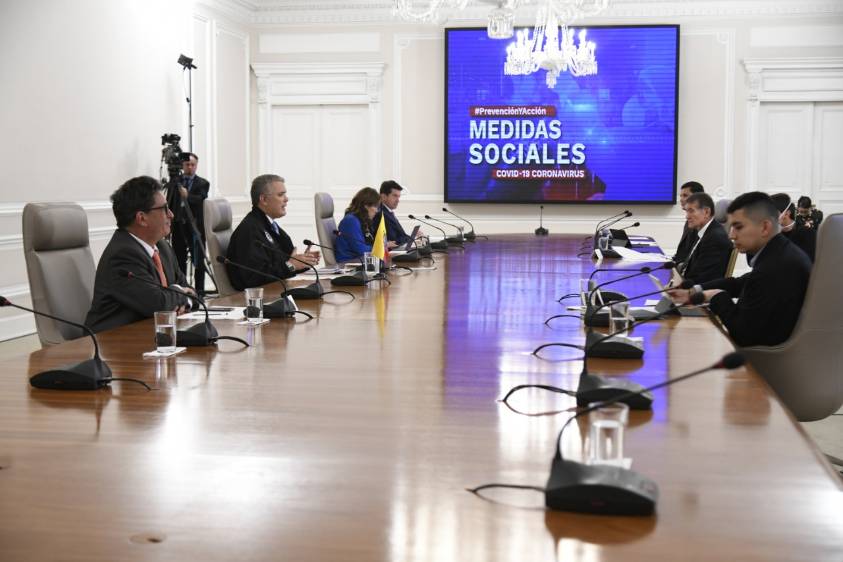 El presidente Iván Duque realizó una nueva alocución pedagógica. FOTO SIG