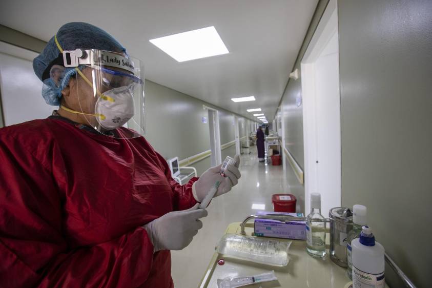 4.373 miembros del personal de la salud en Antioquia se han contagiado del coronavirus. FOTO edwin bustamante