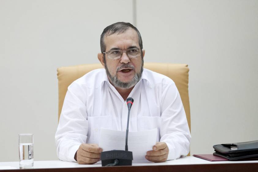 El número uno de las Farc, Rodrigo Londoño, alias “Timochenko”. FOTO Archivo Reuters