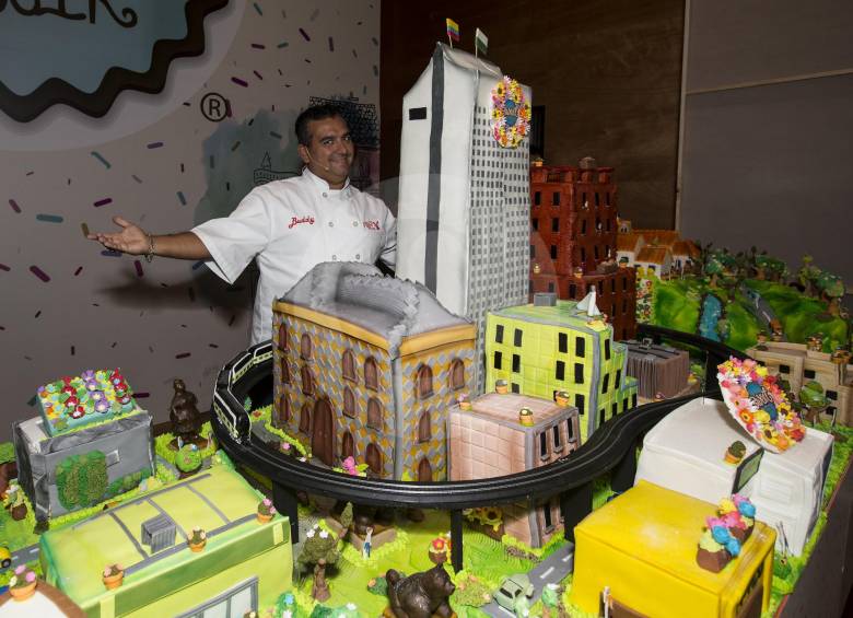 Vea la torta que Buddy Valastro, el Cake Boss, le hizo a Medellín