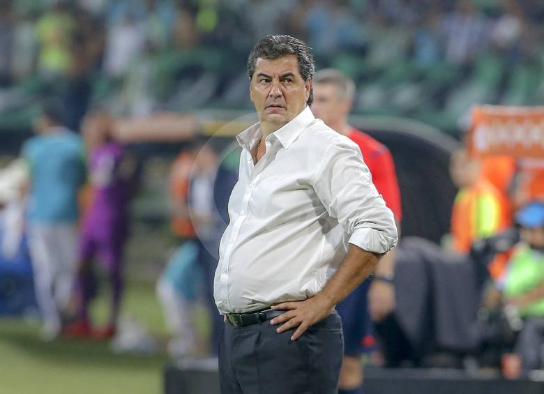 Da Silva en una visita en 2016 al Atanasio con Peñarol. FOTO ARCHIVO EL COLOMBIANO