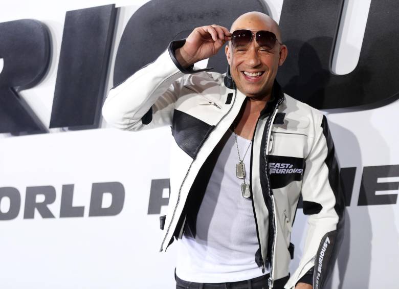 Vin Diesel es el protagonista de Rápidos y Furiosos, a excepción de Reto Tokio, ha estado en todas las cintas de la saga. FOTO AP