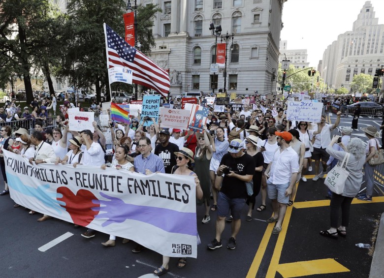 Marchas en EE.UU. contra la política tolerancia cero de Trump