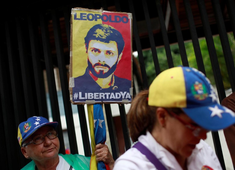 La liberación de López era uno de los principales reclamos de los opositores en las mesas de negociaciones iniciadas a finales de 2016 con el Gobierno de Nicolás Maduro. FOTO REUTERS