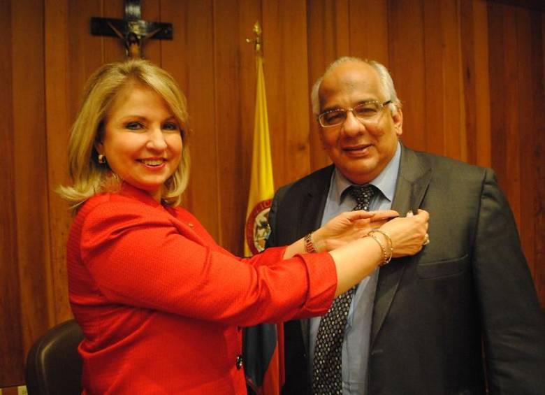 El magistrado de la Sección Segunda del Consejo de Estado Luis Rafael Vergara Quintero, fue elegido este martes como nuevo presidente de esa Corporación, en reemplazo de la magistrada María Claudia Rojas Lasso, con 23 votos a favor de 26. FOTO CORTESÍA 