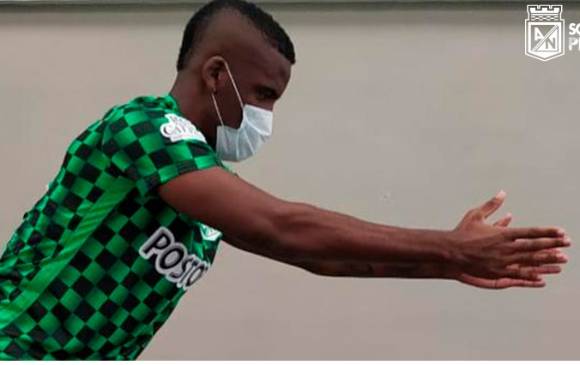 El defensor Jorge Segura trabaja a toda máquina para estar disponible en la reanudación del torneo. FOTO CORTESÍA ATLÉTICO NACIONAL