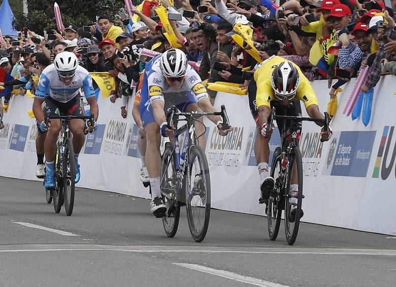 Durante el Tour Colombia 2.1 en Boyacá y Cundinamarca, en febrero, los anfitriones mostraron superioridad ante rivales internacionales, muchos de ellos de la élite mundial. FOTO MANUEL SALDARRIAGA