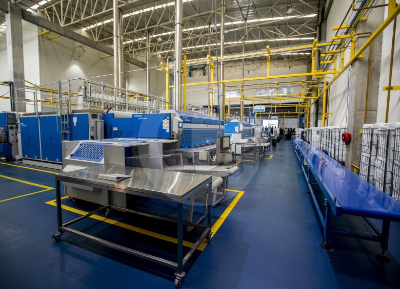 Ilunion estableció una planta industrial de lavado en el municipio de La Estrella, sur del área metropolitana, en la que invirtió 5,5 millones de euros. FOTO Jaime Pérez