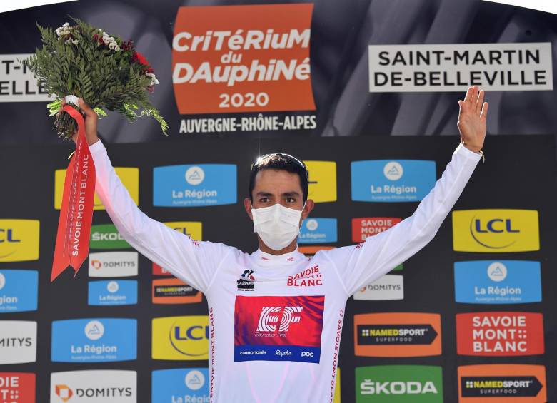 Daniel, que con 20 años debutó en el Giro de Italia-2016, evidencia progresos en la montaña y en la modalidad de contrarreloj, en la que es el bicampeón de Colombia. FOTO EFE