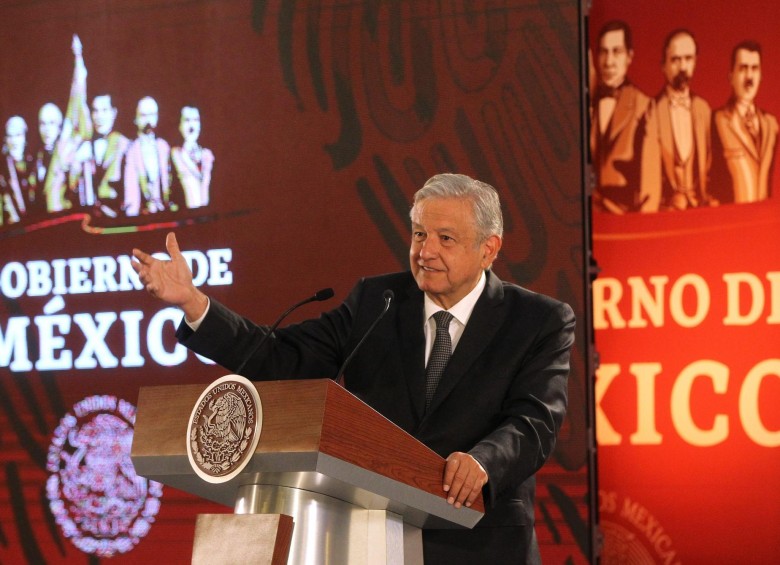 Andrés Manuel López Obrador, presidente de México, anunció la apertura de este archivo histórico de su país. FOTO efe