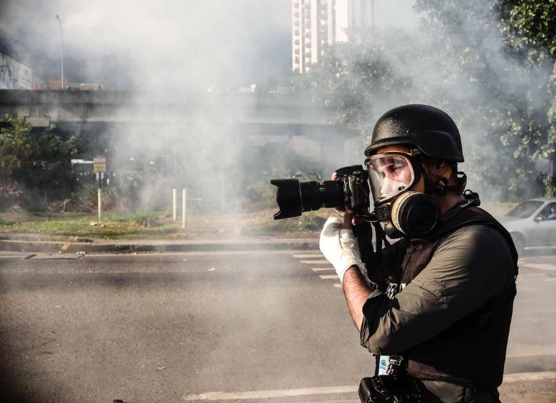 En 2020 van 21 agresiones a la libertad de prensa en medio de manifestaciones. FOTO: AFP
