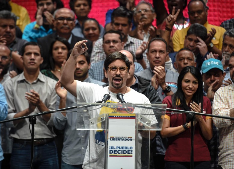 El dirigente opositor Freddy Guevara. FOTO AFP