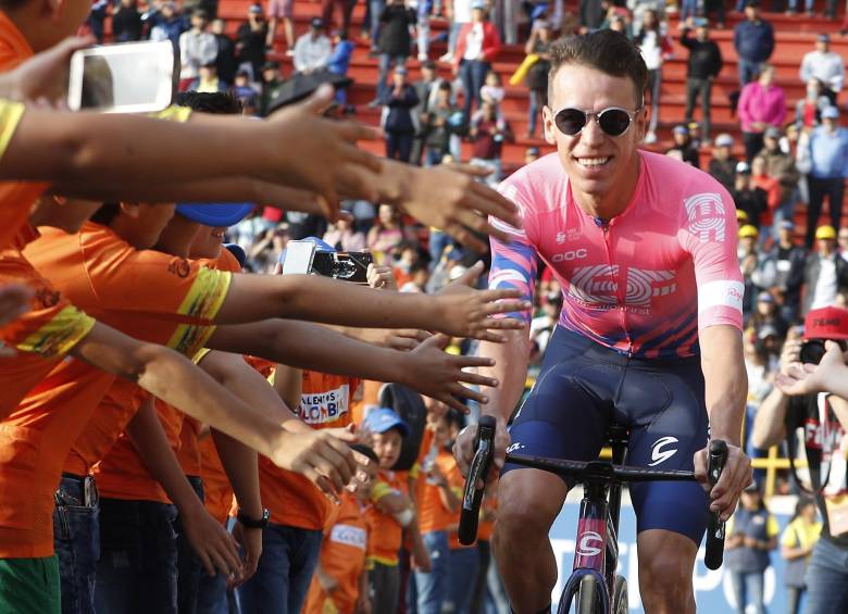 Rigoberto Urán es uno de los más carismáticos ciclistas que tiene el país, es su sello personal. FOTO manuel saldarriaga