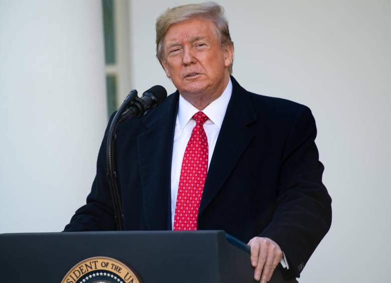 El presidente de Estados Unidos, Donald Trump, está en medio de una tormenta política porque pidió a Ucrania investigar a Joe Biden. FOTO AFP