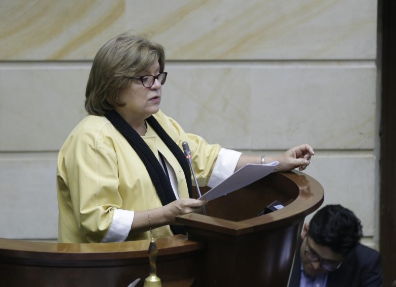 La ministra de Justicia, Gloria María Borrero, ha sido una de las más criticadas por la gestión de la reforma. FOTO Colprensa