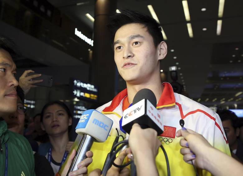 Sun Yang, uno de los mejores deportistas de China en la actualidad, dio positivo por trimetazidina. FOTO AP