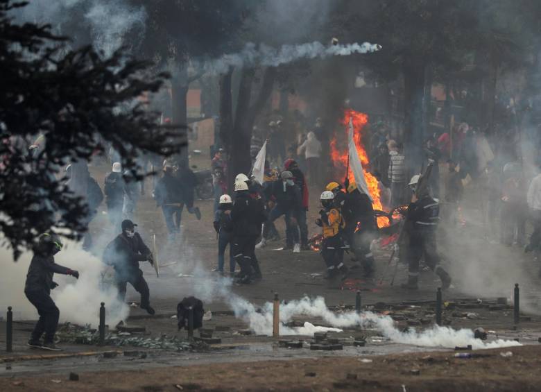 Protestas en Ecuador contra las medidas de Lenín Moreno. FOTO REUTERS