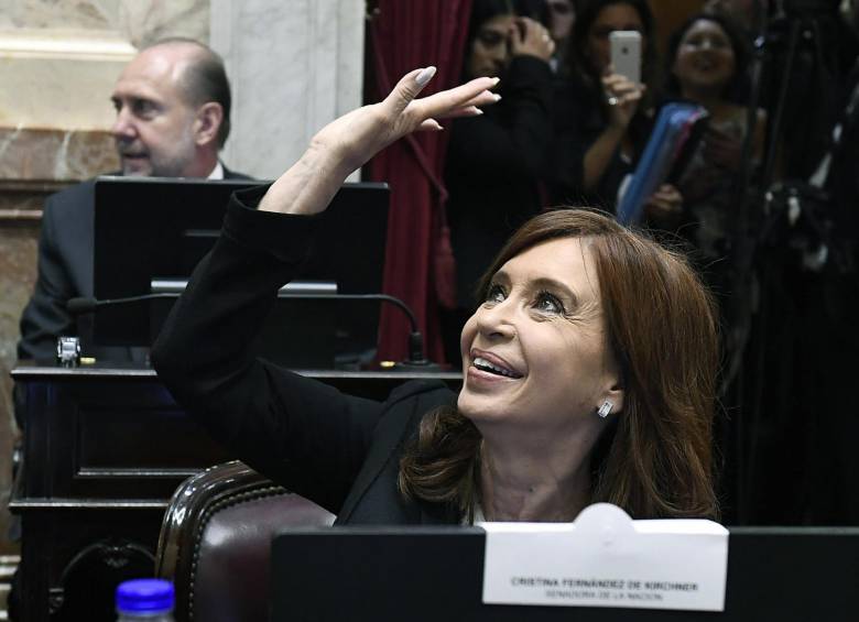 Cristina Fernández de Kirchner, expresidenta de Argentina y actual senadora.