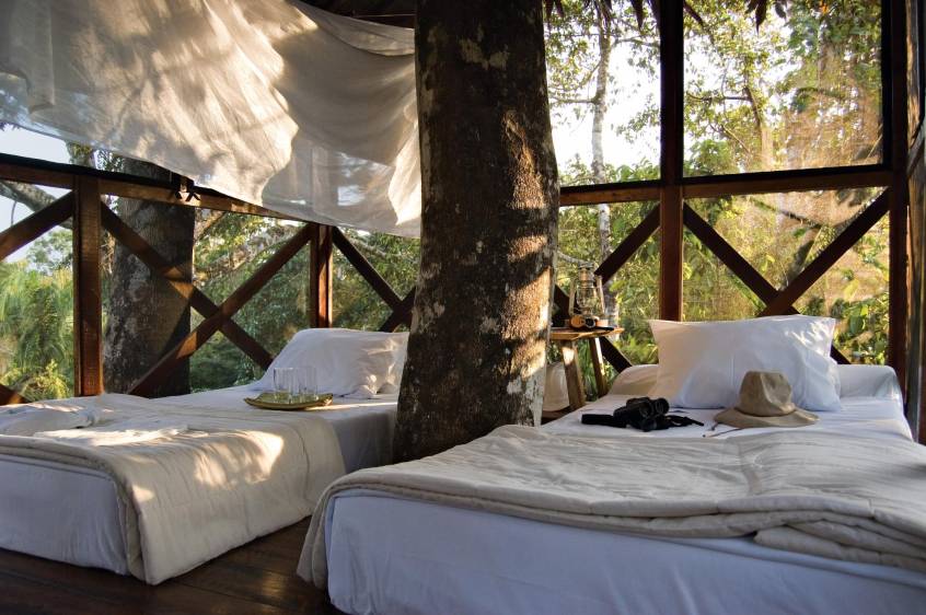 Canopy Tree House, cerca de Puerto Maldonado, Tambopata (Perú). Foto: EFE REPORTAJES.