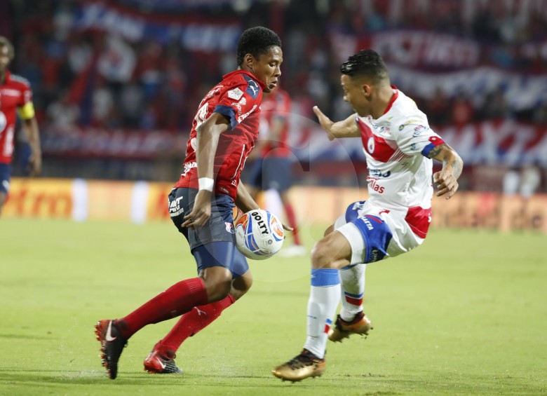 Yairo Moreno ajustó seis tantos con el Medellín en la Liga Águila -1. FOTO MANUEL SALDARRIAGA