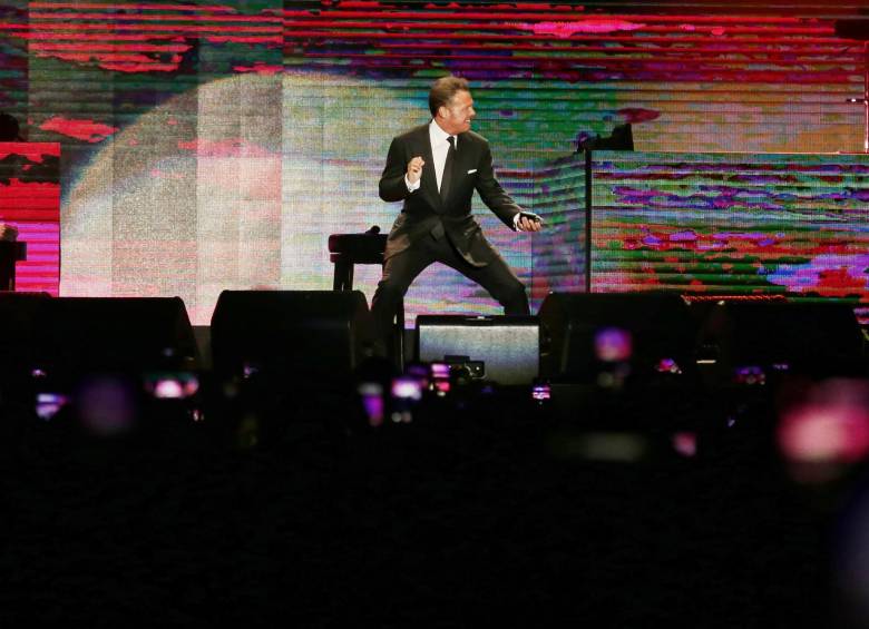 Concierto de Luis Miguel en Bogotá. FOTO Colprensa.