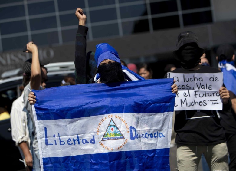 No obstante la represión del régimen sandinista de Ortega, las movilizaciones en su contra no cesan en el país. Libertad para presos políticos y democracia, resumen el clamor popular. 