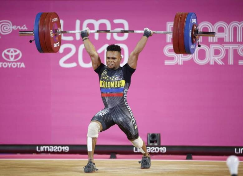 Francisco Mosquera le entrega el primer oro al país en los Panamericanos de Lima. FOTO Cortesía Coc