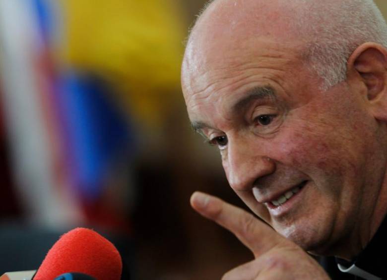 El presidente de la Conferencia Episcopal, monseñor Luís Augusto Castro, reiteró que la Iglesia se opone a la adopción de niños por parte de parejas del mismo sexo. FOTO COLPRENSA