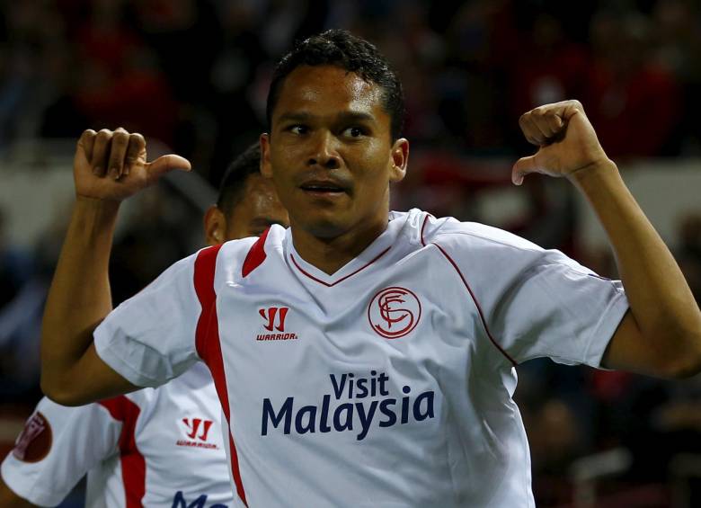 El AC Milan llegó a un principio de acuerdo con el Sevilla Fútbol Club para la contratación del delantero colombiano Carlos Bacca. FOTO COLPRENSA
