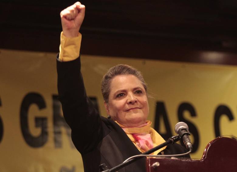 Clara López Obregón, nueva ministra de Trabajo. FOTO: COLPRENSA