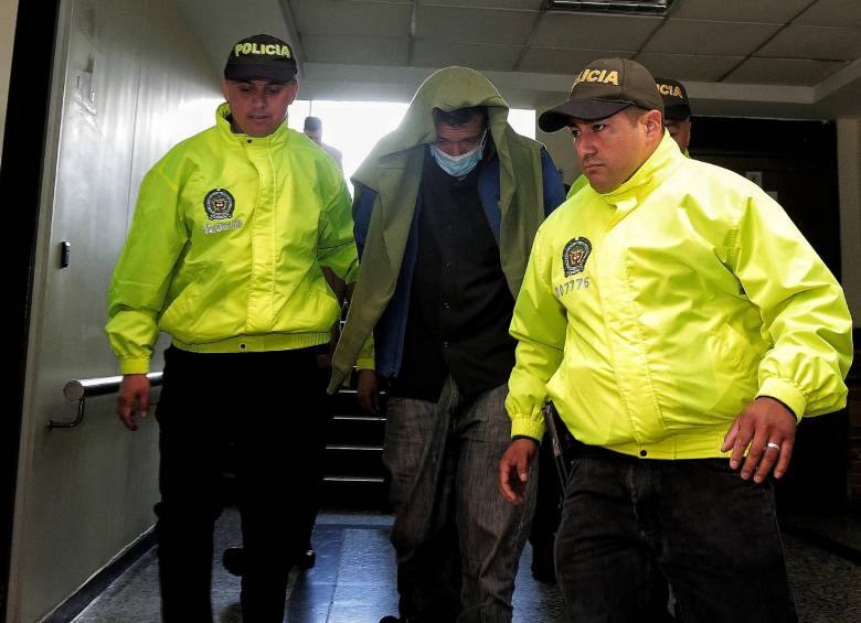 En el complejo Judicial de Paloquemao se lleva acabo la audiencia de Hugo Alejandro Zabaleta presunto asesino de Luisa Fernanda Ovalle, porrista de Millonarios. FOTO: Colprensa