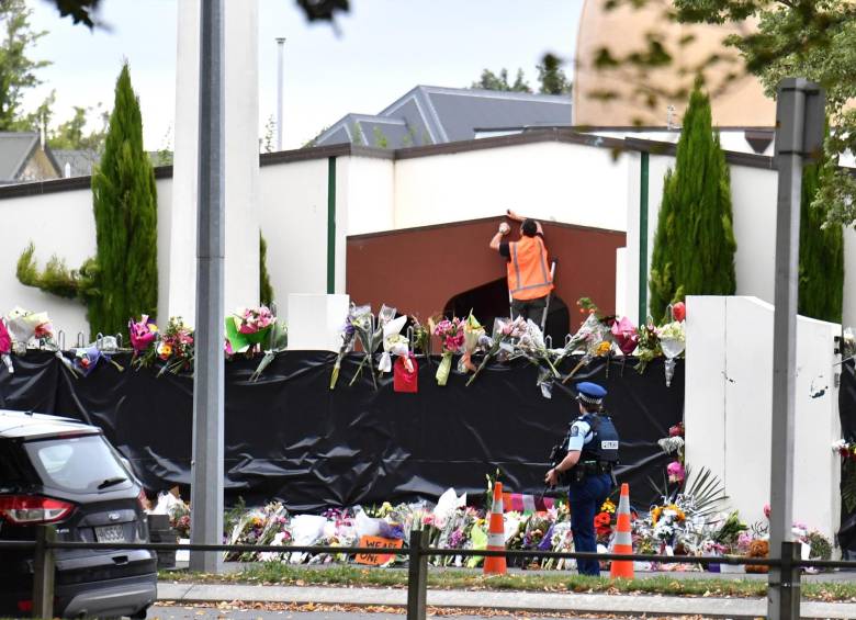 Una de las mezquitas atacada el pasado viernes. FOTO EFE
