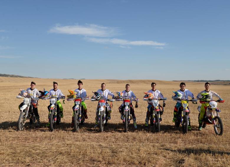 Ellos desafían los 6 Días del Enduro