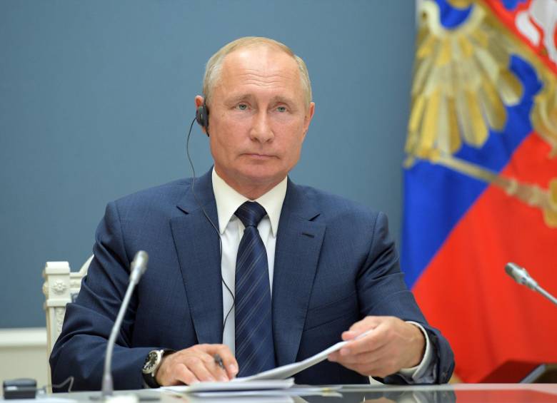 Vladimir Putin, presidente de Rusia, celebró los resultados del referéndum constitucional. FOTO: AFP
