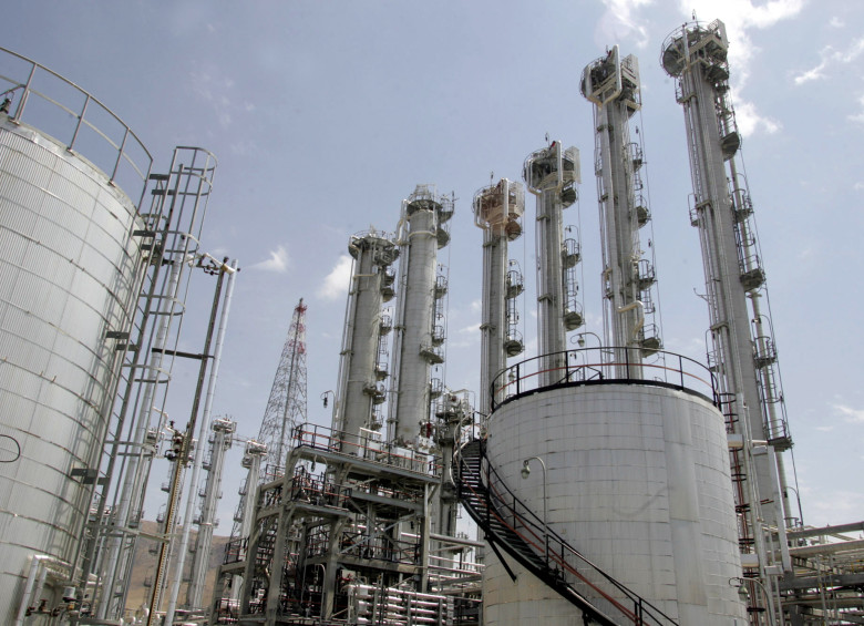 Las reservas de uranio enriquecido de Irán sobrespasarán a partir del 27 de junio el límite fijado en el acuerdo internacional de 2015 sobre su energía nuclear. Foto: AFP