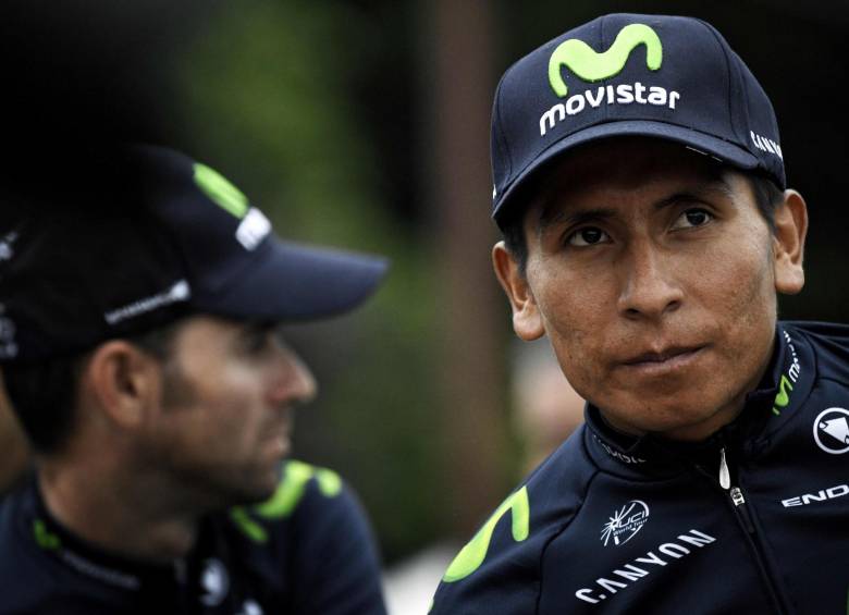 Alejandro Valverde y Nairo Quintana son dos candidatos fuertes para este Tour. FOTO AFP