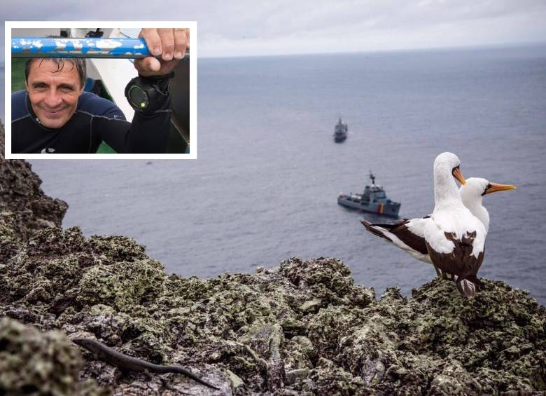 Él es Carlos Jiménez, el instructor que lideraba la inmersión del miércoles. FOTO Cortesía