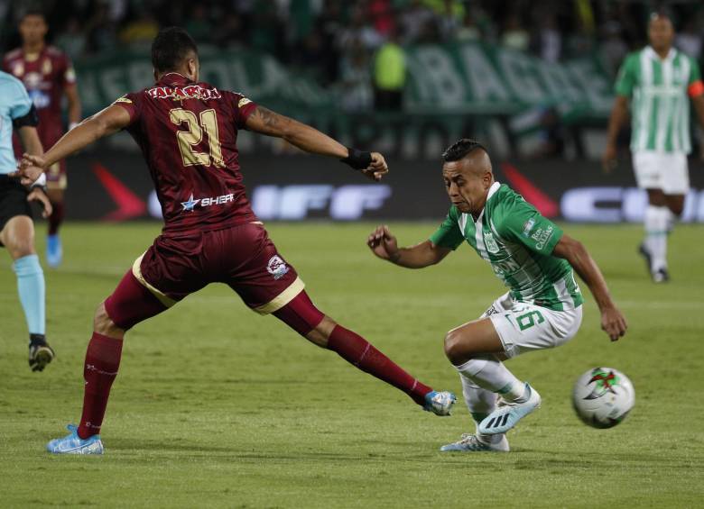 Nacional vs. Tolima en el estadio Atanasio Girardot. Foto: Manuel Saldarriaga Quintero