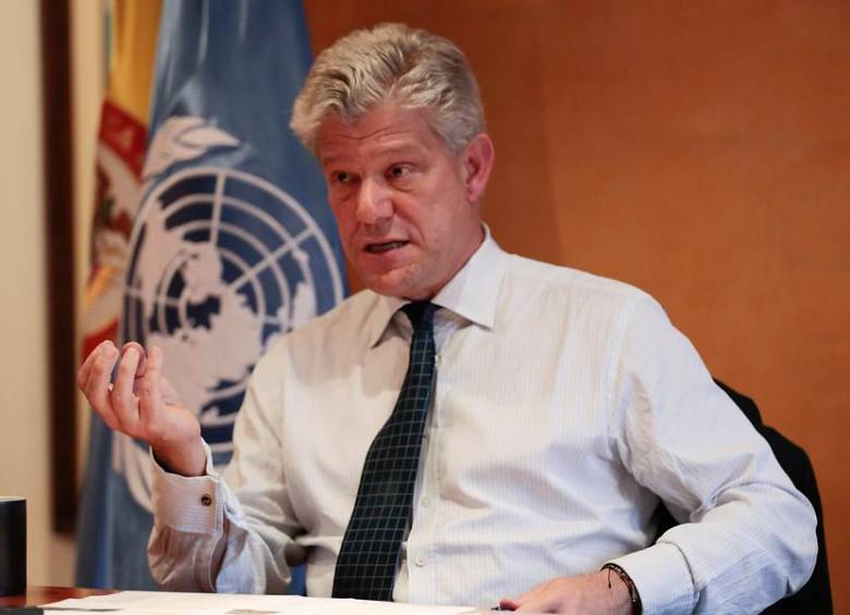 Fabrizio Hochschild, el coordinador residente para Colombia de la ONU consideró que la confianza que se había alcanzado a tener con las Farc en el proceso retrocedió con el asesinato de los soldados la semana anterior en el Cauca. FOTO COLPRENSA