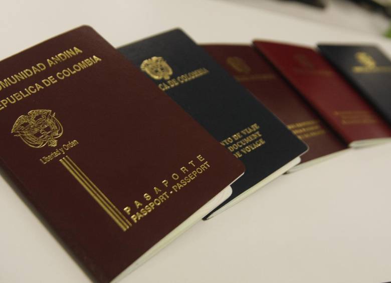 Pasaporte electrónico o biométrico. FOTO: COLPRENSA