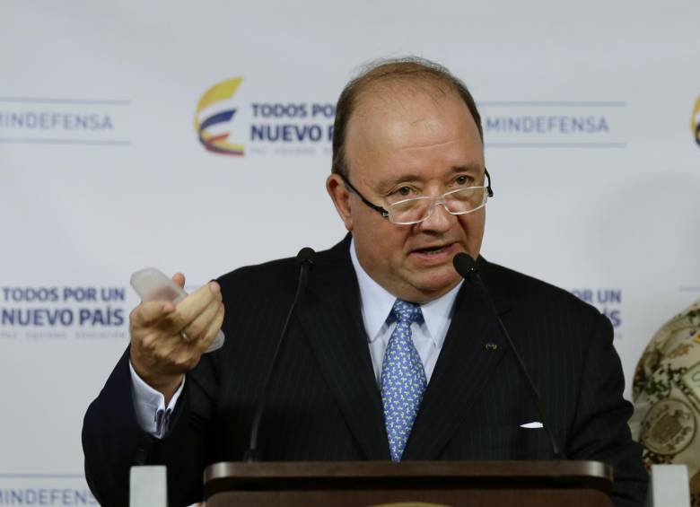 El ministro de Defensa, Luis Carlos Villegas. Foto: Colprensa.