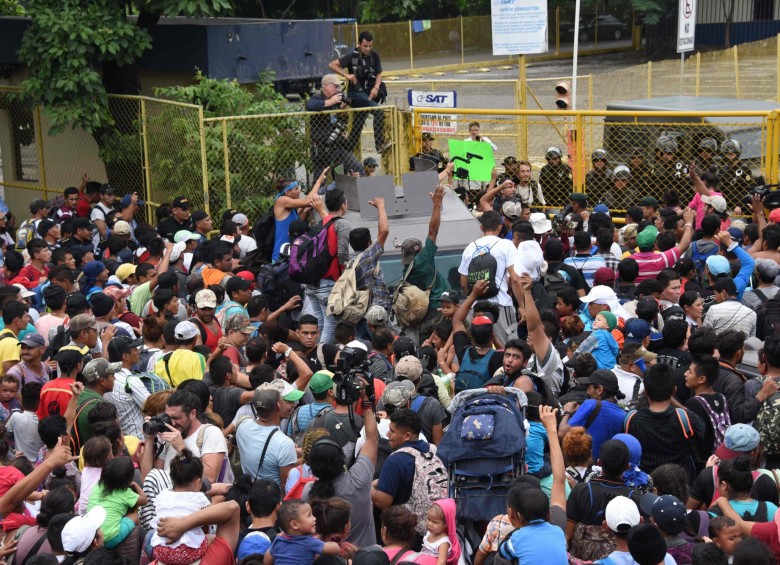 Frontera de Guatemala y México. FOTO: AFP