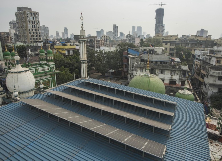 A 2022, la meta de India es aumentar 160 gigavatios de energía solar y eólica en el país, como uno de los componentes del llamado “mayor proyecto de transformación del planeta”. FOTO Getty