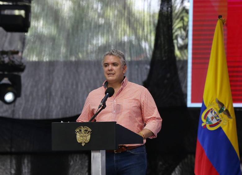 El presidente de la República, Iván Duque. FOTO Colprensa