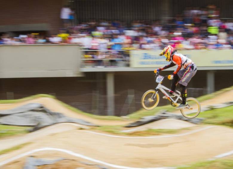 La del domingo fue la última prueba en la pista de bicicrós de la unidad deportiva de Envigado. FOTO emanuel zerbos