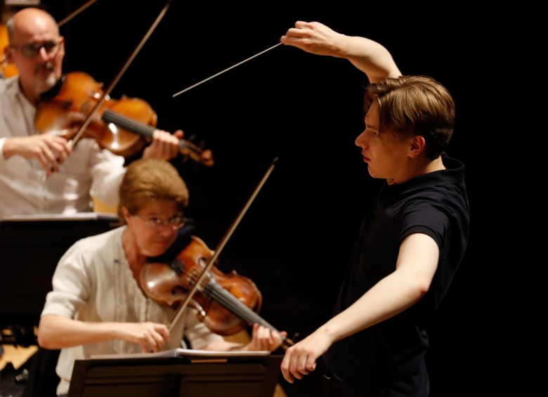 La Filarmónica de París en un concierto en la capital francesa el 7 de julio. Foto: AFP