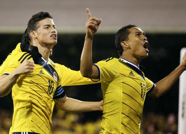 El delantero colombiano Carlos Bacca,marcó el primer gol de la tricolor frente a Estados Unidos. FOTO: Reuters