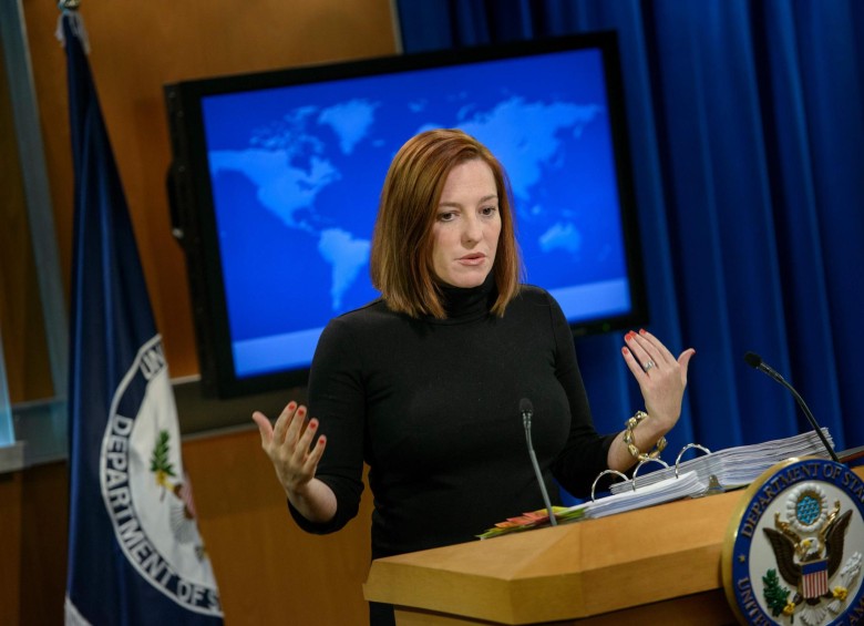 Jen Psaki será la secretaria de prensa de la Casa Blanca. FOTO AFP