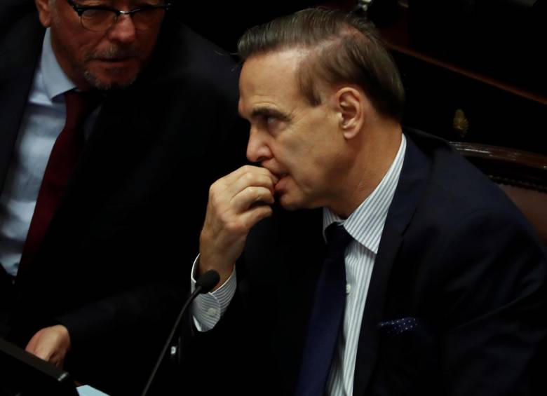 Miguel Ángel Pichetto, fórmula vicepresidencial de Mauricio Macri. FOTO: EFE